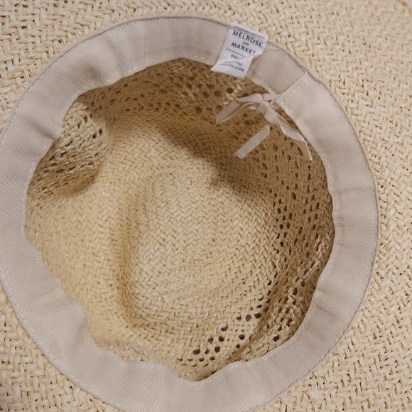 NWOT Melrose & Market adjustable straw sun hat OS - Picture 9 of 12